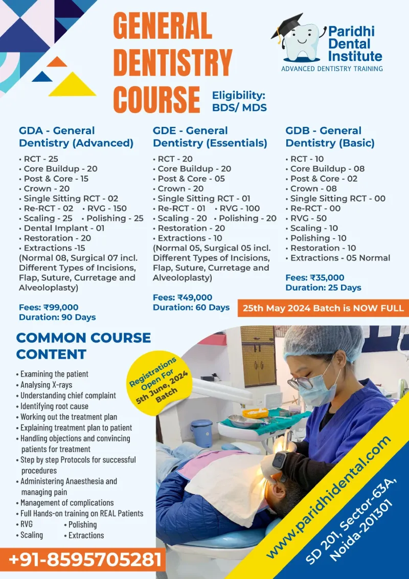 General Dentistry Course in India