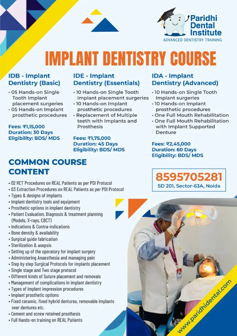 Implant Dentistry Course in India