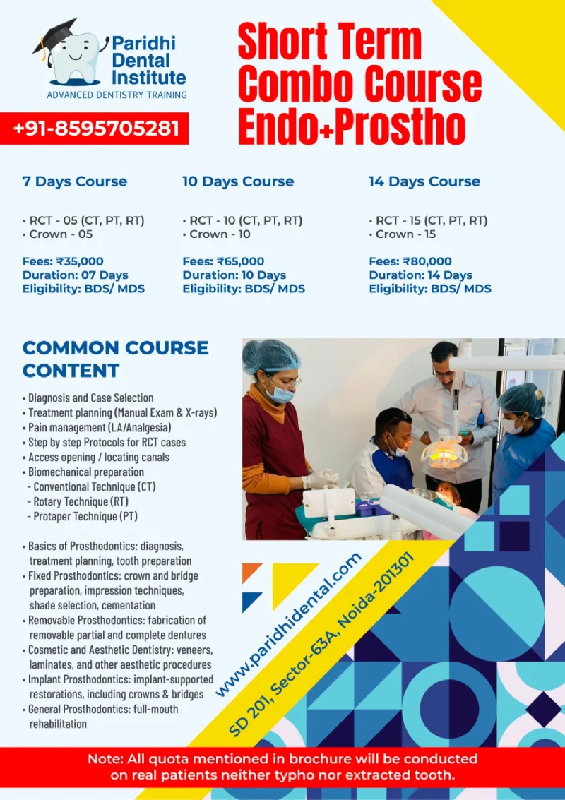Short Term Combo Course Endo+Prostho