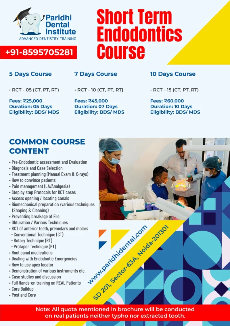 Short Term Endodontics Course